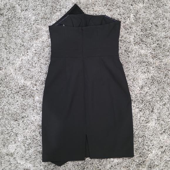 Vince Camuto Black Strapless Dress Size 6 - Picture 2 of 6